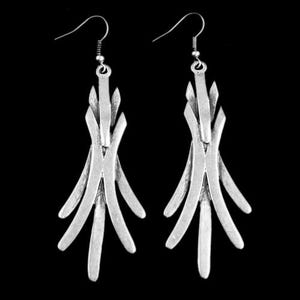 Silver Earrings, Dangle Earrings, Stylish Earrings, Women Earrings, Anniversay Gift, Christmas Gift, Gift for Her, E260