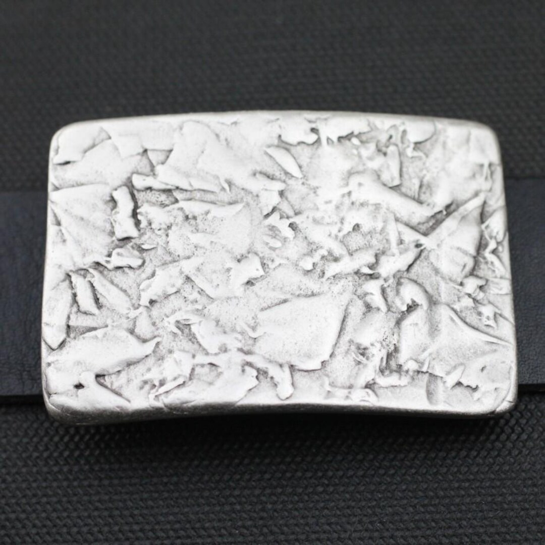 Rustic Rectangular Belt Buckle for Casual Jeans and Leather Belts ...