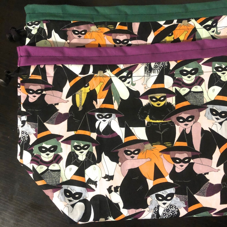 Witchy Babes Drawstring Bag