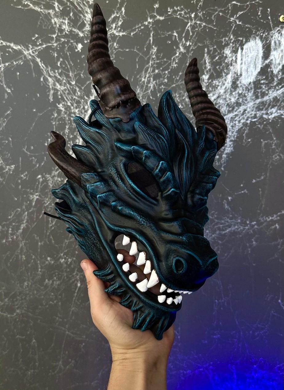 No.207 オーダーマスク　ハンドメイド　龍　紺　ドラゴン　おまとめ割 il_fullxfull.7329158816_qz39.jpg