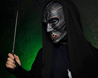 Death Eater Mask – Dark Wizard Voldemort Costume for Halloween