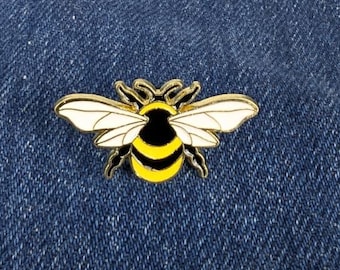 Bumblebee Hard Enamel Pin – Anstecknadel – gelbe Honigbiene