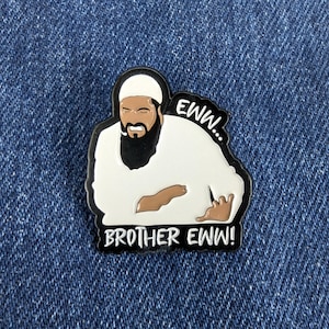 Funny Meme Brother Eww Enamel Brooch Pin – Hilarious Cartoon Lapel Pin for Jacket, Backpack, or Gift.