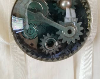 Steampunk Industrial,   Chunky Necklace,  Industrial jewelry,  Boho Style, Industrial Chic,  Gears and Cogs, One of a kind,  Metal necklace