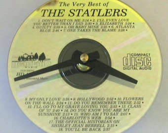 The Statlers Clock. Recycled CD. Music clock. Country music clock. Gospel music clock.