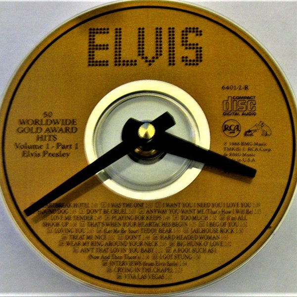 Elvis Clock Etsy