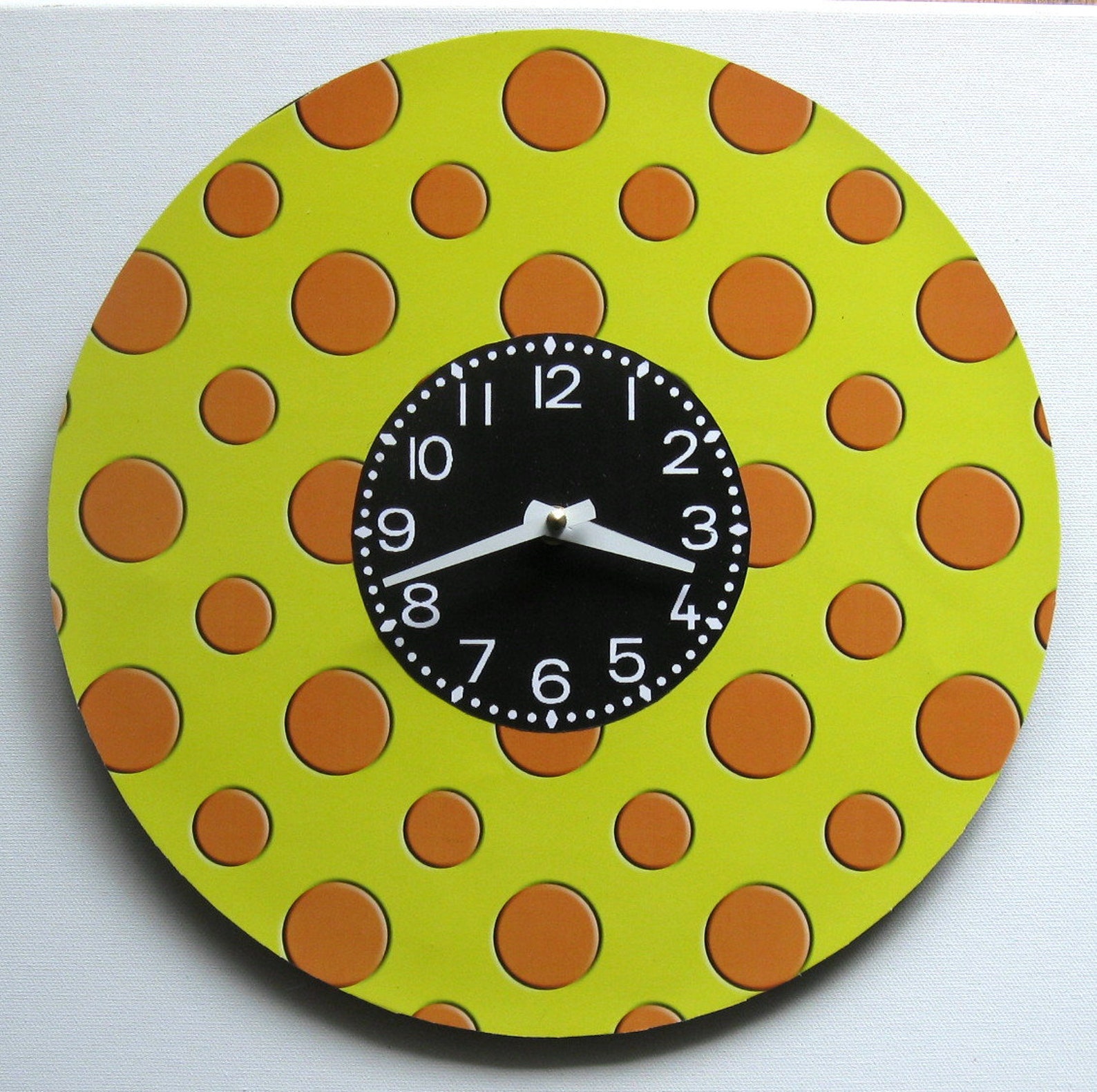 Wall Clock. Pop Art. Modern Clock. Art Clock. Minimalist Etsy