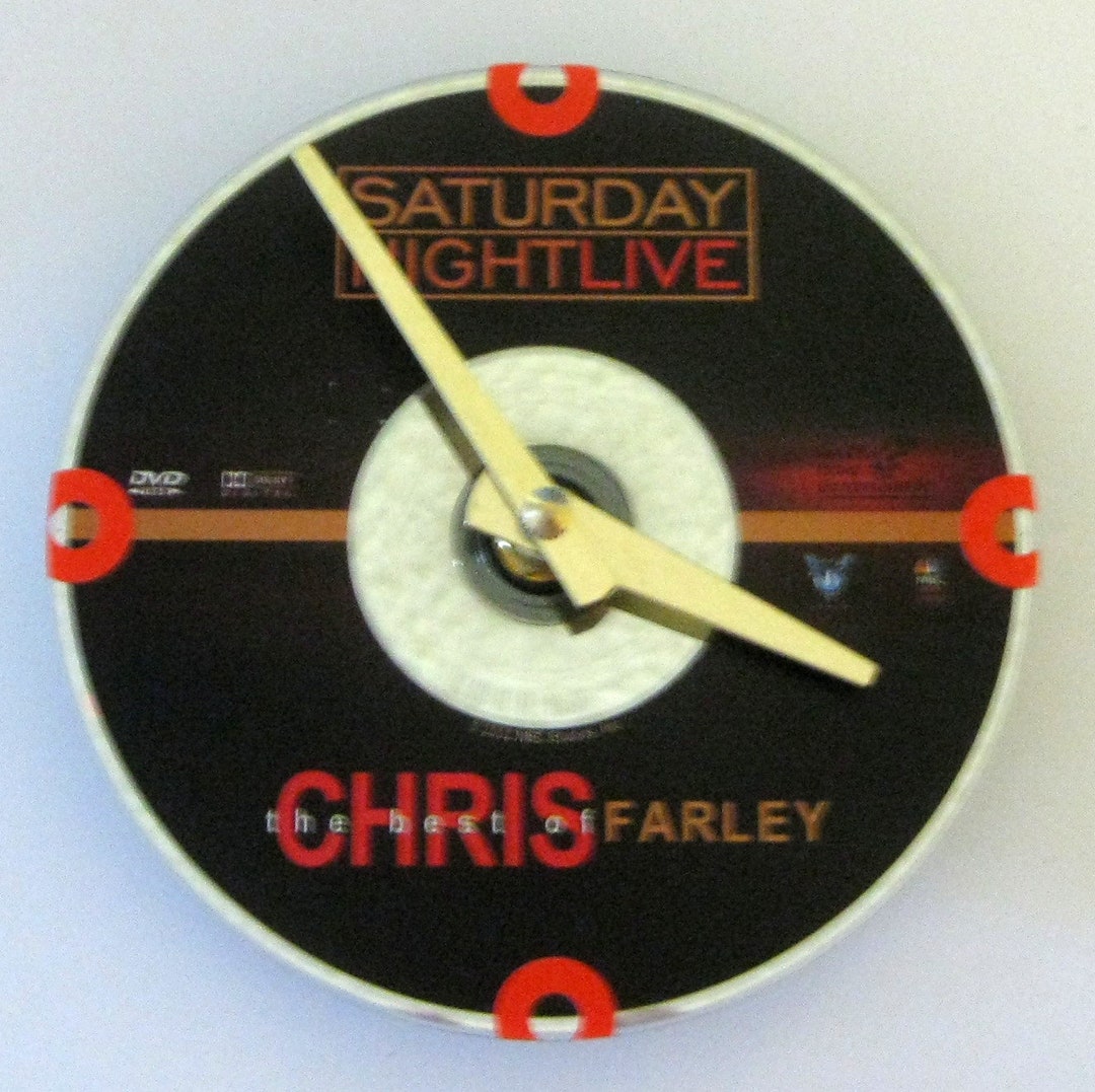 Chris Farley Clock. SNL Clock. Sat Night Live Clock. Comedian Clock