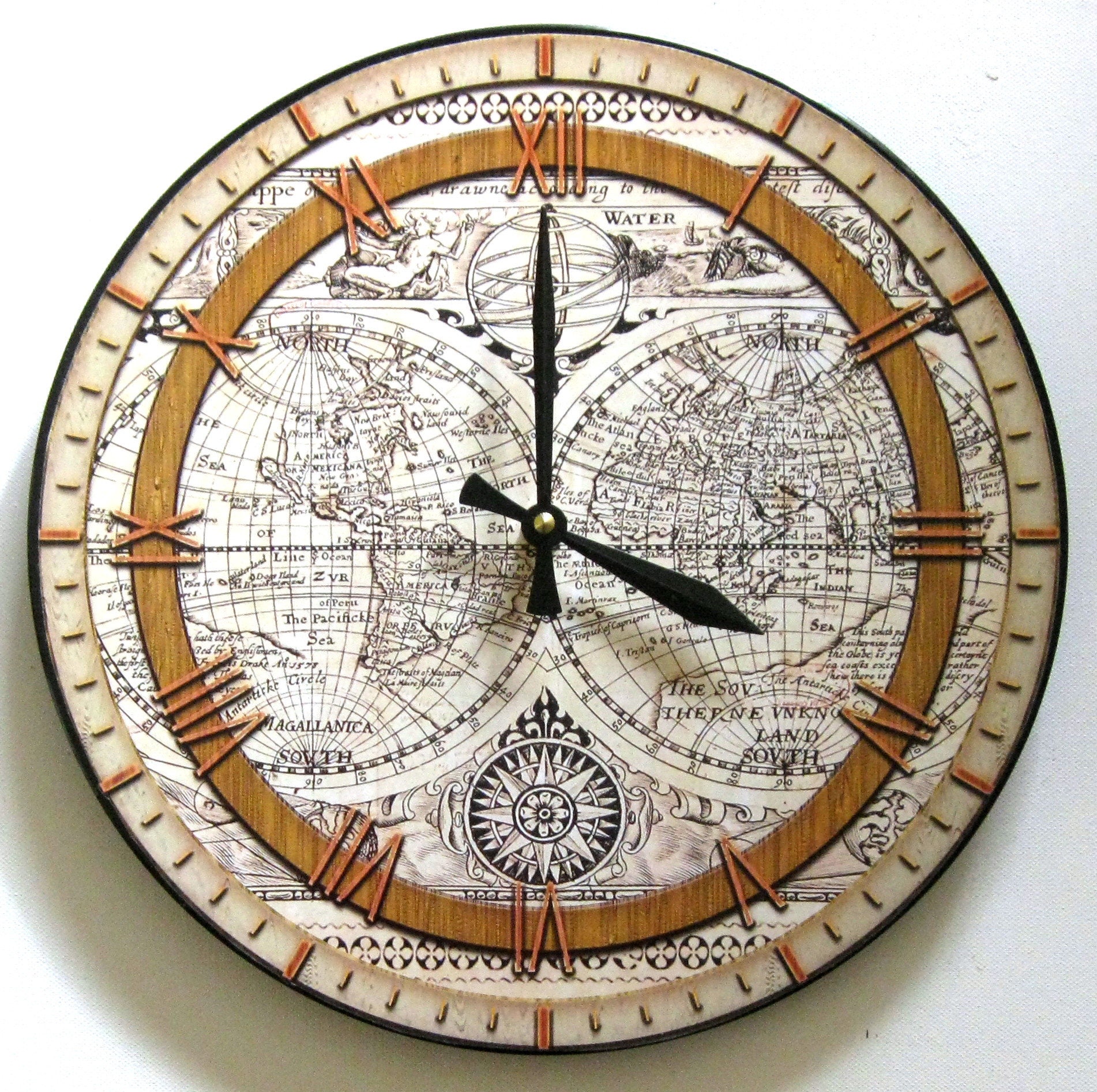 Часы в древности. Древние часы. Настенные часы в древности. Настенные часы "old Map" 31. Допотопные часы.