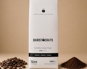 Café de Colombie d'origine unique, torréfaction moyenne légère, 12 oz en grains ou moulu