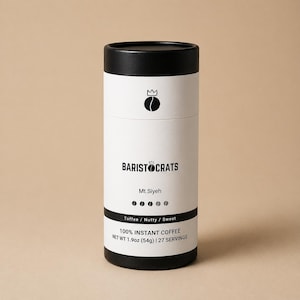 Instant Coffee 1.9oz | Papua New Guinea Single Origin | Smooth Medium Roast | Freeze Dried