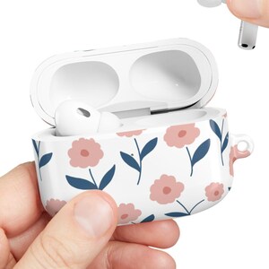 Cute Floral AirPods Case Floral Aesthetic Airpod Pro 2 Case Cute Airpods Case Gift for Her Trendy Airpods Pro Case Best Gift for Women
