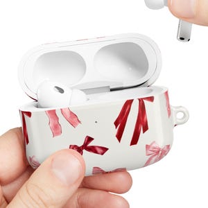 Bow AirPods Case for AirPod Gen 3 AirPods Pro 2 AirPod Pro AirPod 3 4 Cool Earbud Case Stylish Protective Case for All Models