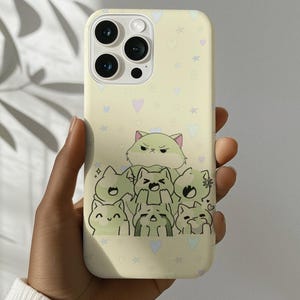 Cat Phone Case Funny Cat iPhone 16 Pro Case iPhone 15 Pro Case iPhone 14 Pro Case iPhone 13 Case Cute Phone Case for Cat Lovers Gift