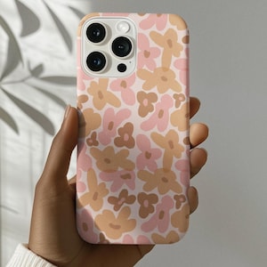 Flower Phone Case for iPhone 16 15 14 13 12 Pro Max, iPhone 16e, 15 14 Plus, iPhone 13 12 Mini, X XS XR SE iPhone 11 Floral Tough Cover