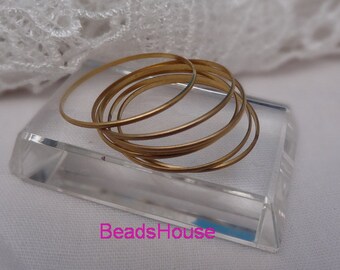 72pcs (1x 25mm) Close Ring Raw Brass ,Silver Plated Ring Findings-Jewelry Earring Components