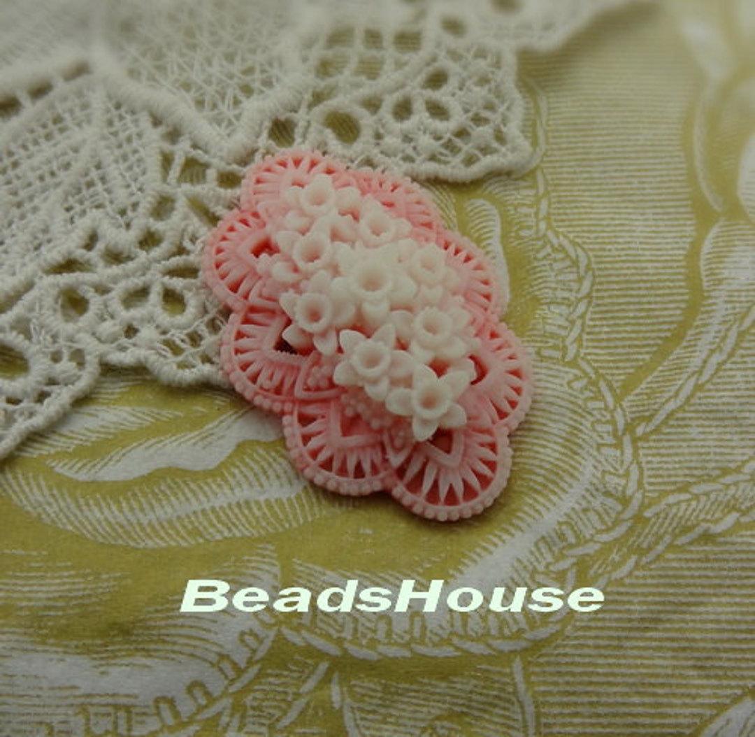 20% OFF 331-00-317-CA 2pcs Pretty Flower Garden Cabochon 20% OFF 331-00-317-CA 2pcs Pretty Flower Garden Cabochon
