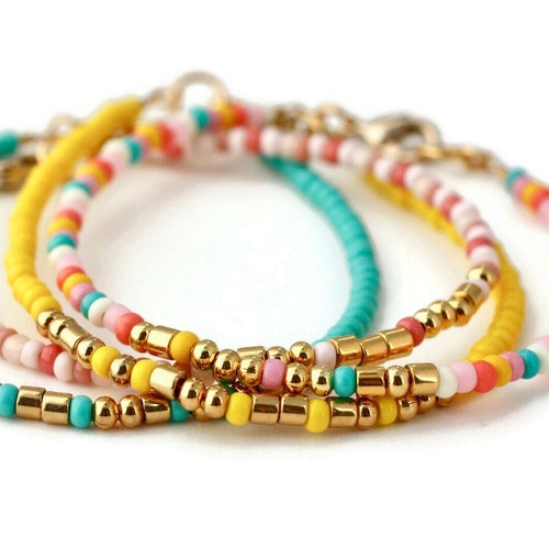 Morse Code Bracelet Custom Beaded Silver Bracelet - Etsy Canada