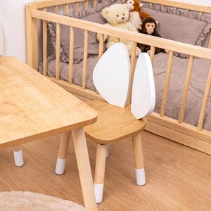 Montessori-inspiriertes Geschenk für Kinder – Holz Tisch und Stuhlset perfekt für Geburtstage und Weihnachten. Holz Kindertisch mit zwei Stühlen; ideal für Malen, Zeichnen, Basteln und Lesen, kompaktes Montessori Tisch-Set für tägliche Aktivitäten.