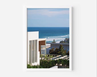 Sunshine Beach, Sunshine Coast Print | Australia Photography, Noosa Photography Print, Minimalist Wall Art, Travel Poster, Coastal Wave Art