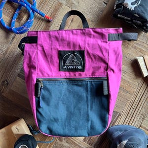 Organic Cotton Chalk Bucket – Merchant & Mills Dry Oiled Canvas, Durable, Water-Resistant, Eco-Friendly Climbing Gear