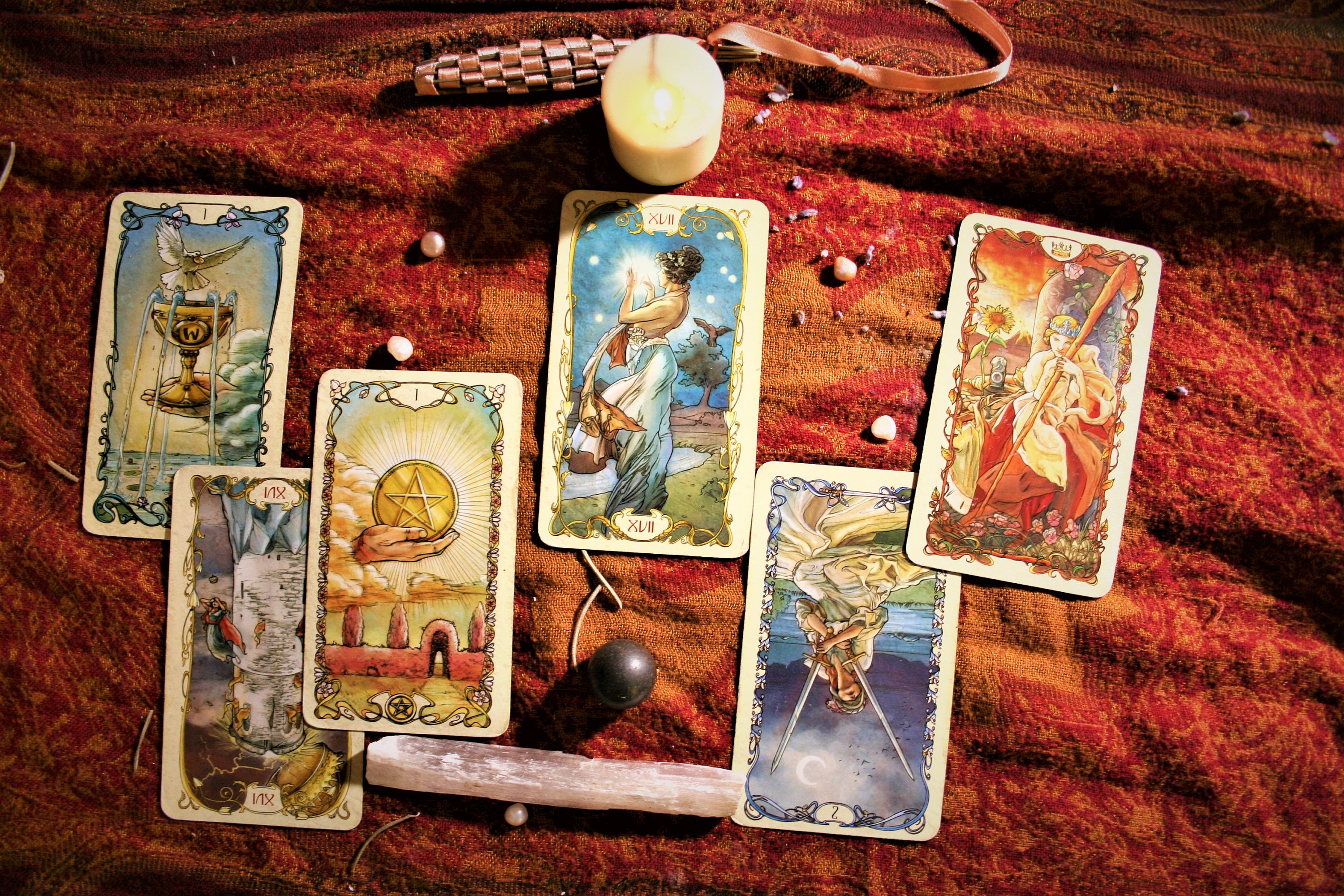 Six Card Tarot Spread Etsy