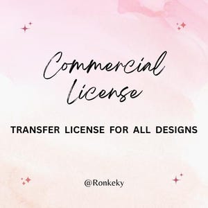 Kommerzielle Lizenz für ALLE Designs