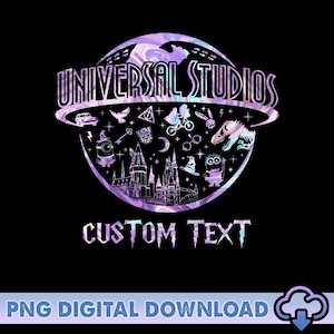 Universal Studios Hologram PNG, Universal Studio Family 2025 Png, Universal Studio Png, Universal Studios Matching Group, Digital Download