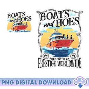 Step Brothers PNG, Boats And Hoes Presented By Prestige Worldwide, Step Brothers Movie Png, Boats And Hoes Family Trip Png, Digital Download