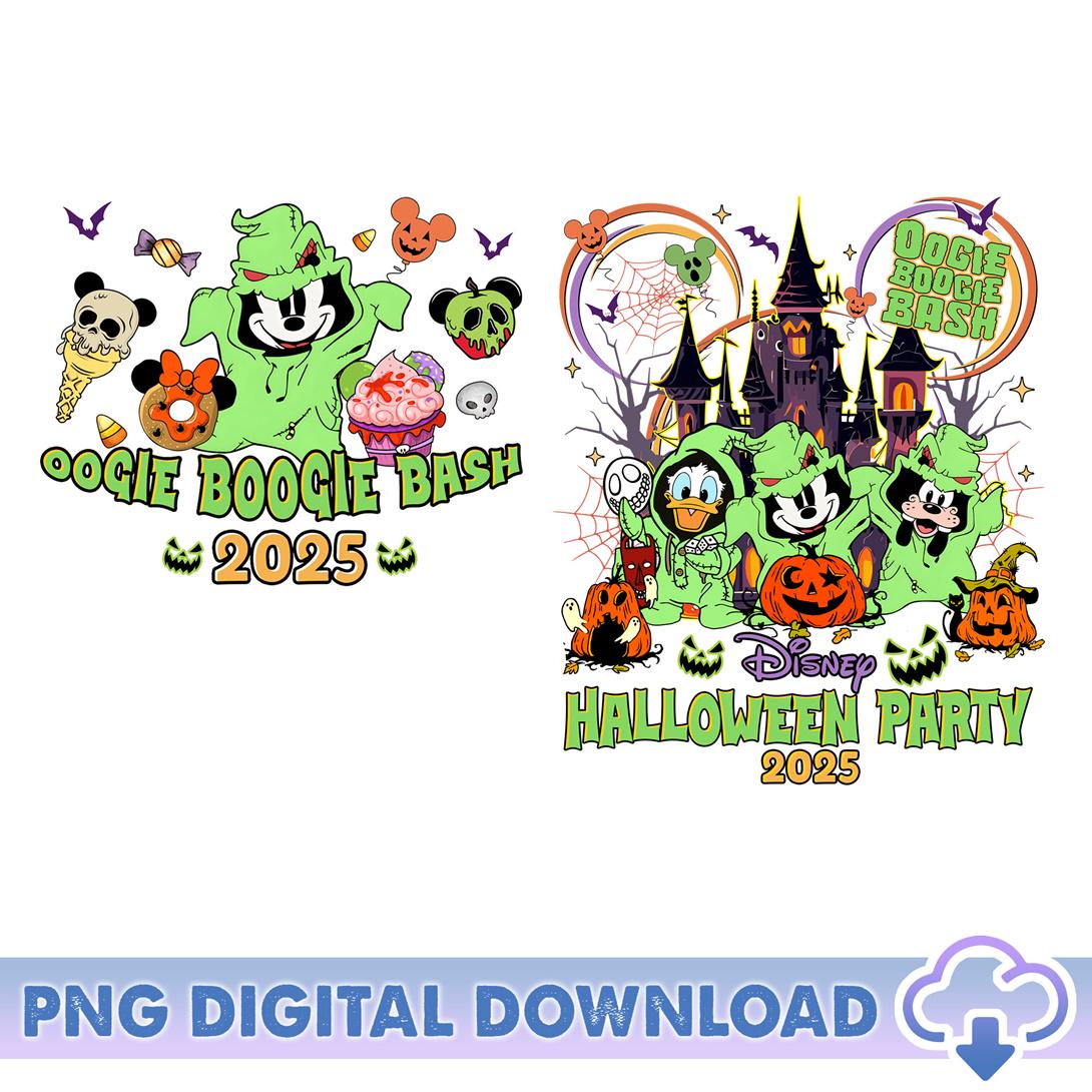 Disneyland Oogie Boogie Bash PNG, Disneyland Mickey and Friends
