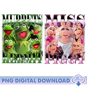 Disneyland The Muppets Kermit PNG, Kermit Frog Emotions Png, Disneyland Family Matching, Muppets Kermit Png, Magic Kingdom, Digital Download