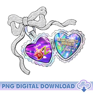 Descendants Zombies World Tour Matching PNG, The Rise Of Red Characters, Descendants Team, Summer Music Festival 2025 Trip, Digital Download
