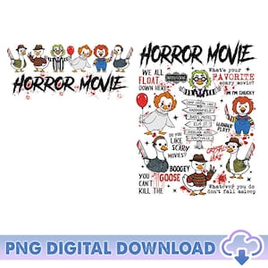 Goose Halloween Horror Movie PNG, Halloween Goose Png, Scary Movie Goose Parody Png, Horror Characters, Spooky Goose Png, Digital Download