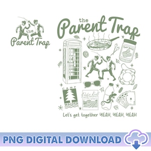 The Parent Trap PNG, Camp Walden Fencing Club Png, Retro The Parent Trap Png, Hallie Annie Parker Png, Camp Walden Vacation Digital Download