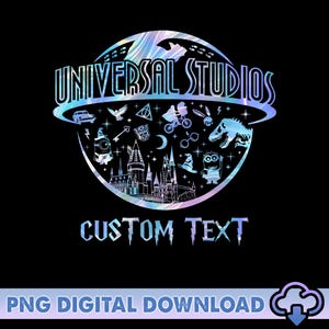 Universal Studios Hologram PNG, Universal Studio Family 2025 Png, Universal Studio Png, Universal Studios Matching Group, Digital Download