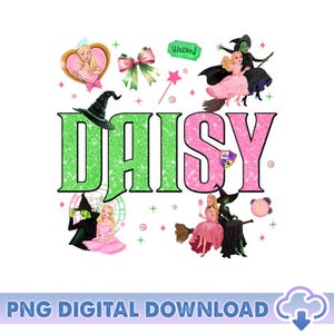Personalized Wicked PNG, Changed For Good, The Musical Gift, Custom Name Wizard Of Oz Png, Wicked Defy Gravity Png, Witch Pink And Green Png