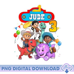 Custom Dino Ranch Birthday PNG, Dino Ranch Birthday Boy Girl, Dinosaurs Birthday Gift, Dino Ranch Png, Dino Ranch Birthday, Digital Download