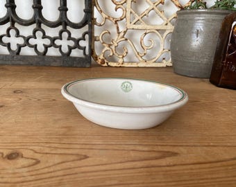 Antique Hudson’s Bay Company ironstone pie dish