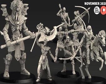 One Page Rules November 2020 | Dnd Stl Files | Stl Files | Stl Pack | Pathfinder Stl | Best Stl | Miniatures Stl | 3d Printer Files | Stl