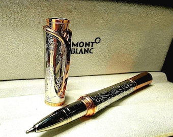 モンブラン エンツォ フェラーリ ローラーボールペン：ブラック