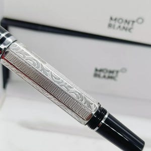 Montblanc - Penna roller di lusso Classique Writer's Edition 2025 Silver