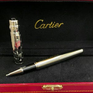 Cartier- Executive Series Santos De Cartier Rollerball Pen - Silver