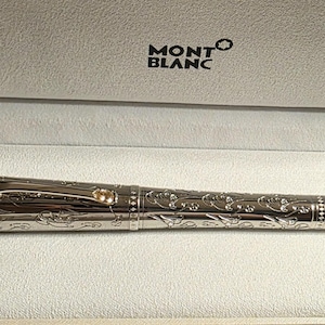 Montblanc - Special Edition Sterlingsilber mit weißgoldenem Acent-Tintenroller