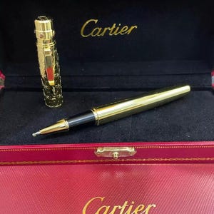 Cartier- Executive Gold Rollerball Pen