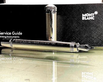 Montblanc Heritage 1913 Retractable Nib Steel Fountain Pen |  Writing Instrument