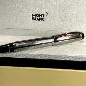 Montblanc Boheme Fountain Pen: Dazzling Silver Finish, 4810 Nib image 5