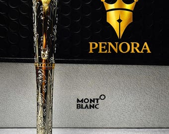 Montblanc -  Special Edition Princess Grace of Monaco - Rollerball Pen – Silver with Gold Accents