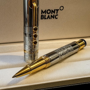 Montblanc Miles Davis Rollerball Pen: Sterling Silver, Jazz Design