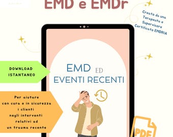 Eventos recientes de EMD Psicoterapia EMDR Apego seguro polivagal Terapia para el trauma Herramientas PDF Escritura italiana
