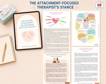 Cuaderno de trabajo sobre el apego seguro en terapia | Guía basada en el apego para terapeutas | PDF sobre EMDR y terapia polivagal